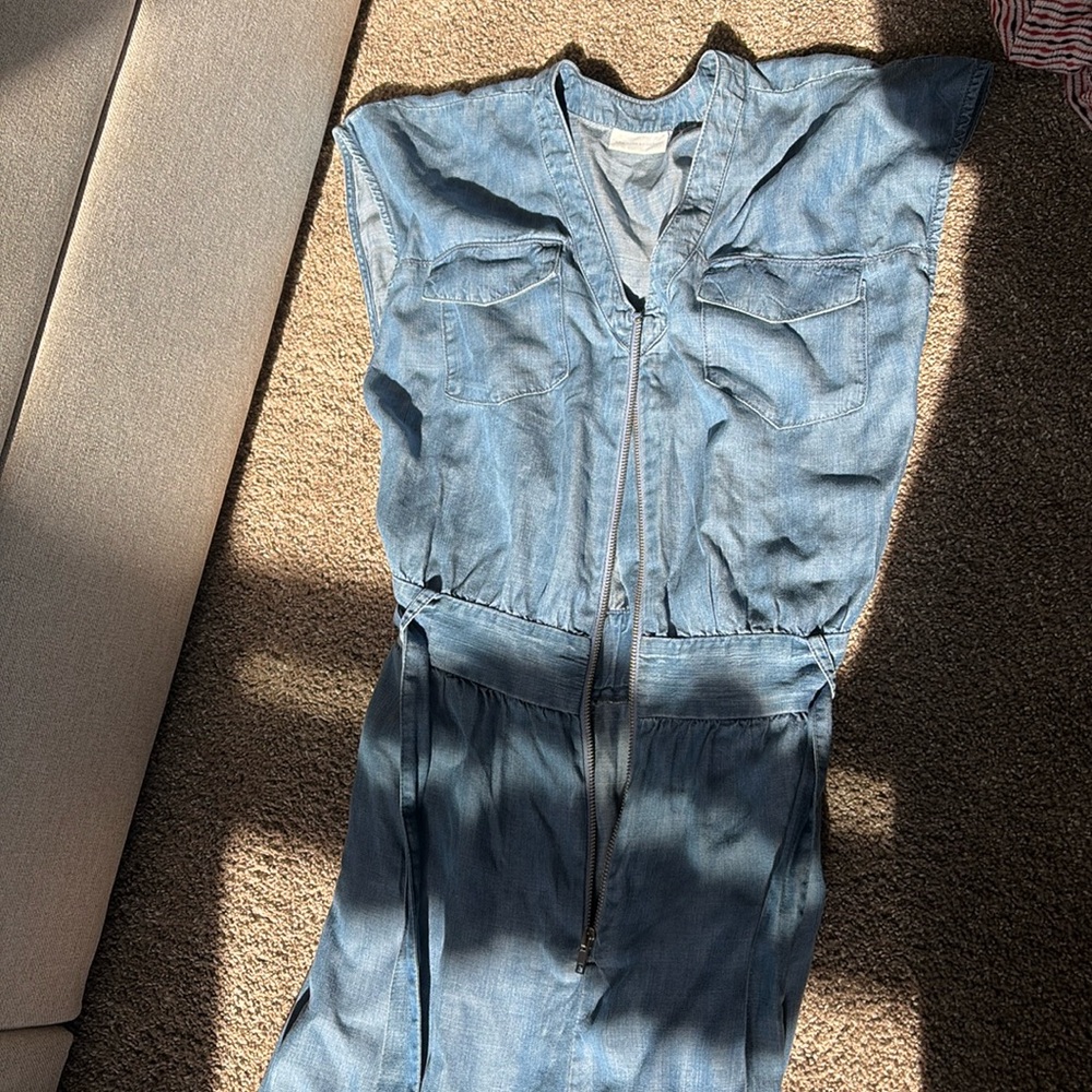 denim jumpsuit